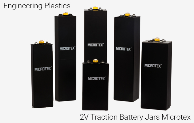 2V Traction Battery containers Kruger Industries
