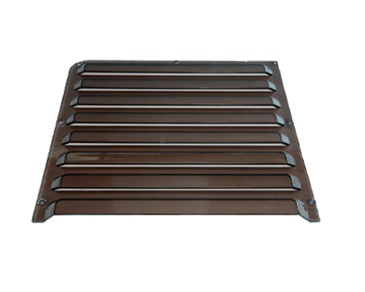 Railway coach window louvre panel injection moulded by Kruger Industries